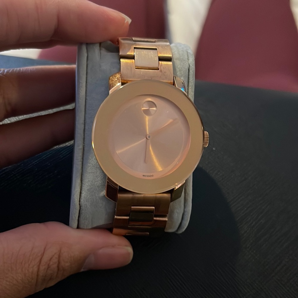 Movado Bold Watch - Rose Gold